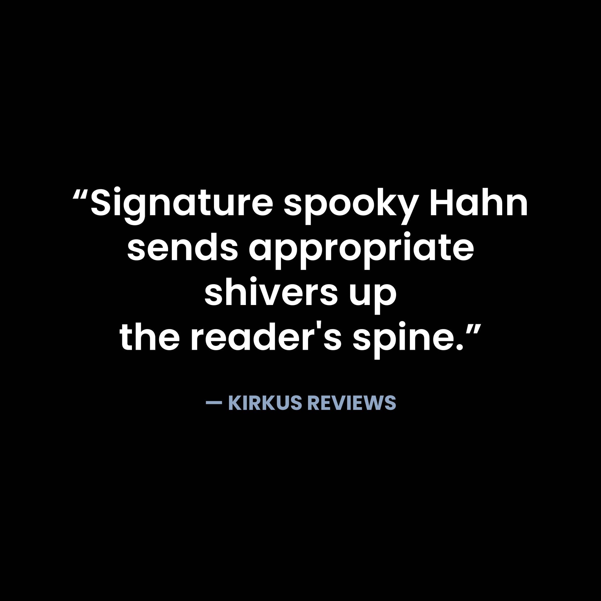 Deep and Dark and Dangerous: A Ghost Story