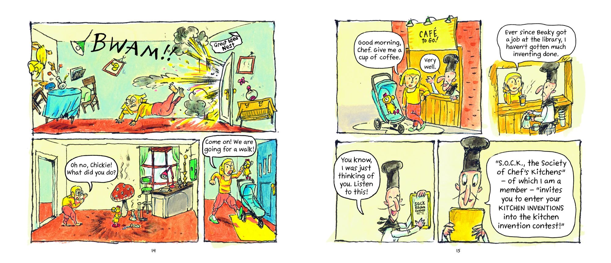 Beaky Barnes and the Devious Duck: A Graphic Novel
