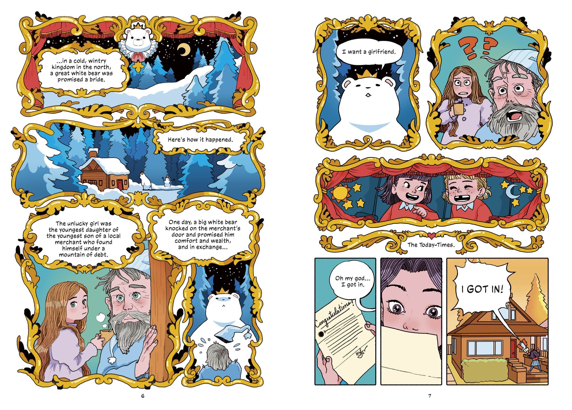 Angelica and the Bear Prince: (A Graphic Novel)