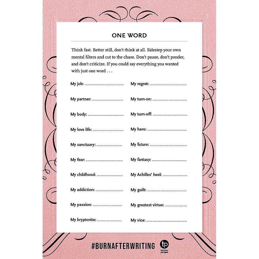 Burn After Writing (Pink)