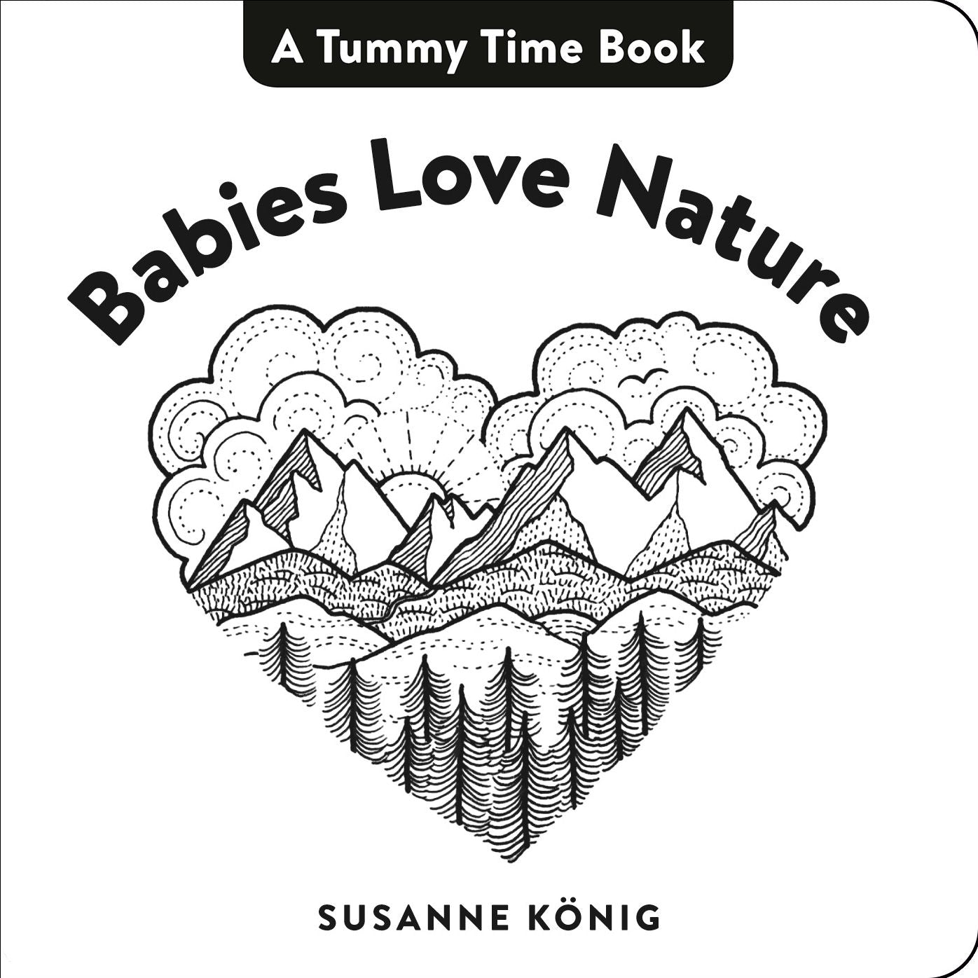 Babies Love Nature: High Contrast Black-and-White Art Throughout