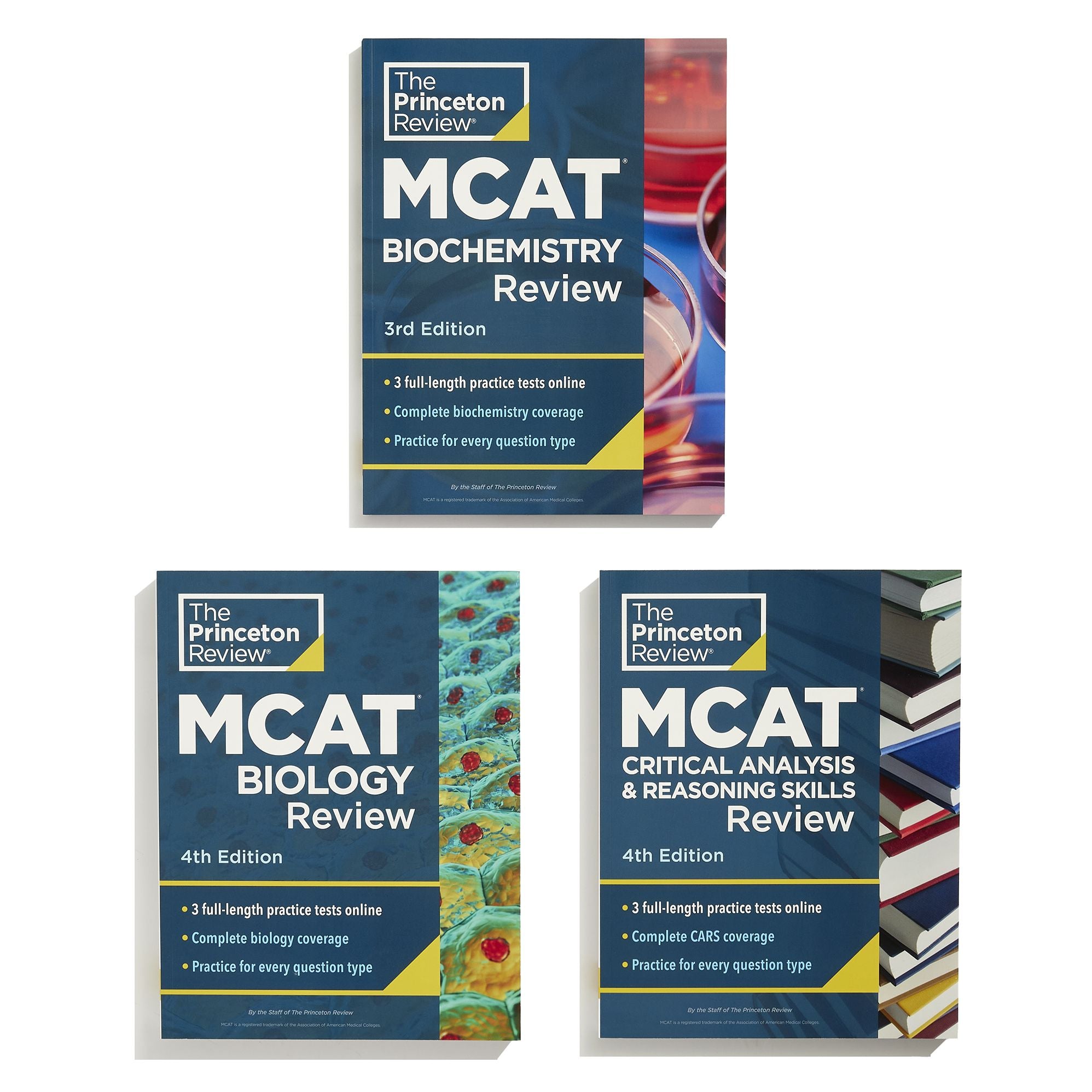 Princeton Review MCAT Subject Review Complete Box Set, 5th Edition: 7 Complete Books + 3 Online Practice Tests
