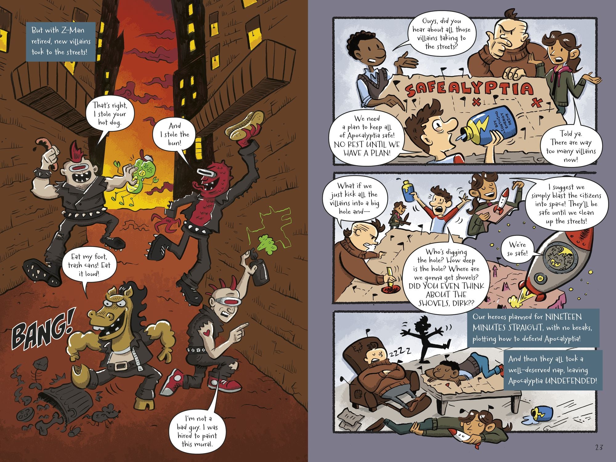 The Last Comics on Earth: Too Many Villains!: From the Creators of The Last Kids on Earth