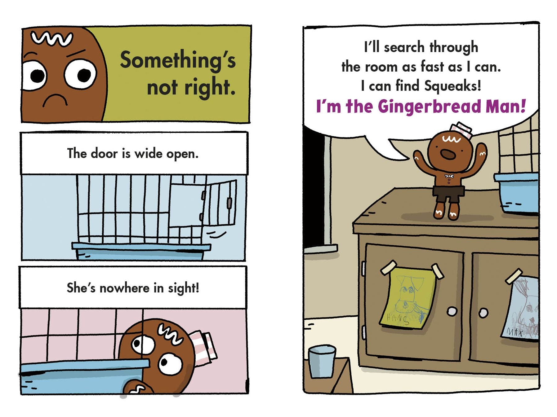 The Gingerbread Man: Class Pet on the Loose: A Graphic Novel