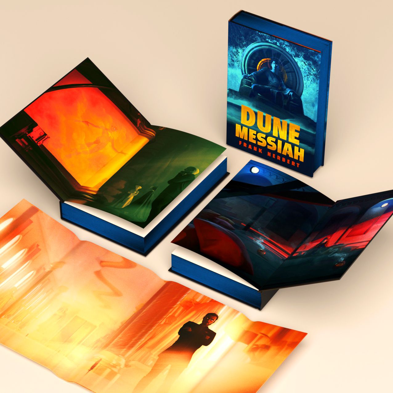 Frank Herbert's Dune Saga Books 1-3 Deluxe Hardcover Boxed Set: Dune, Dune Messiah, and Children of Dune