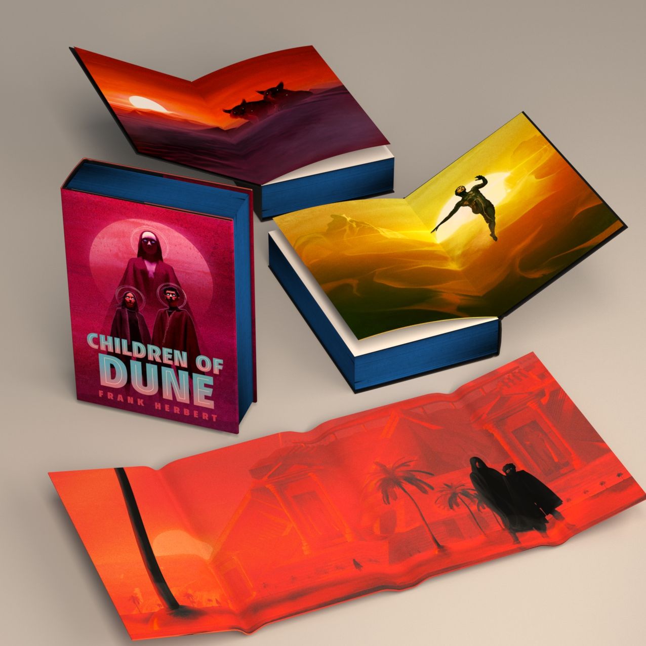 Frank Herbert's Dune Saga Books 1-3 Deluxe Hardcover Boxed Set: Dune, Dune Messiah, and Children of Dune