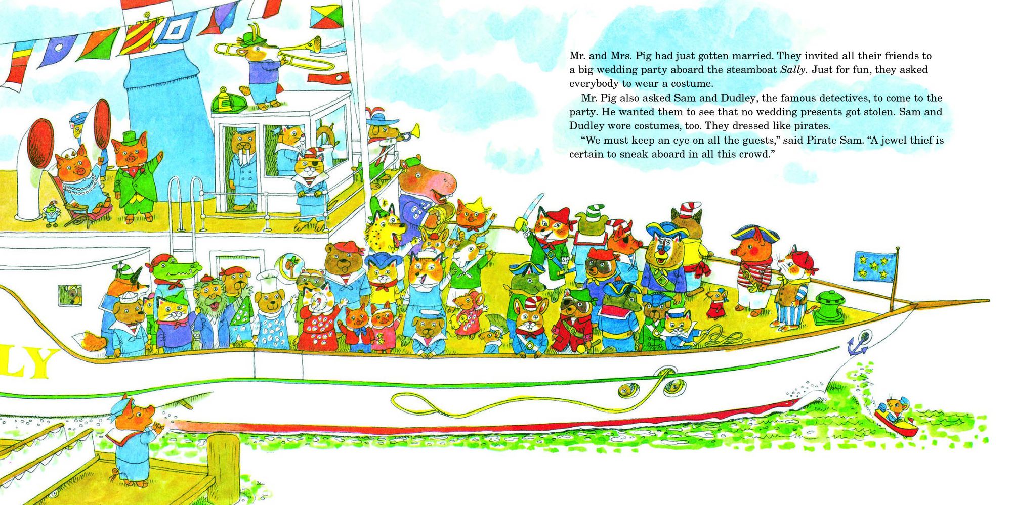 Richard Scarry's The Great Steamboat Mystery