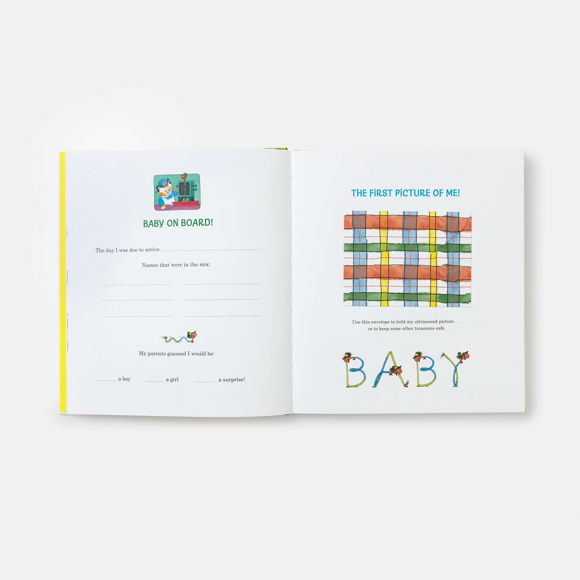 Richard Scarry's Busy, Busy Baby: A Record of Your Baby's First Year: Baby Book with Milestone Stickers