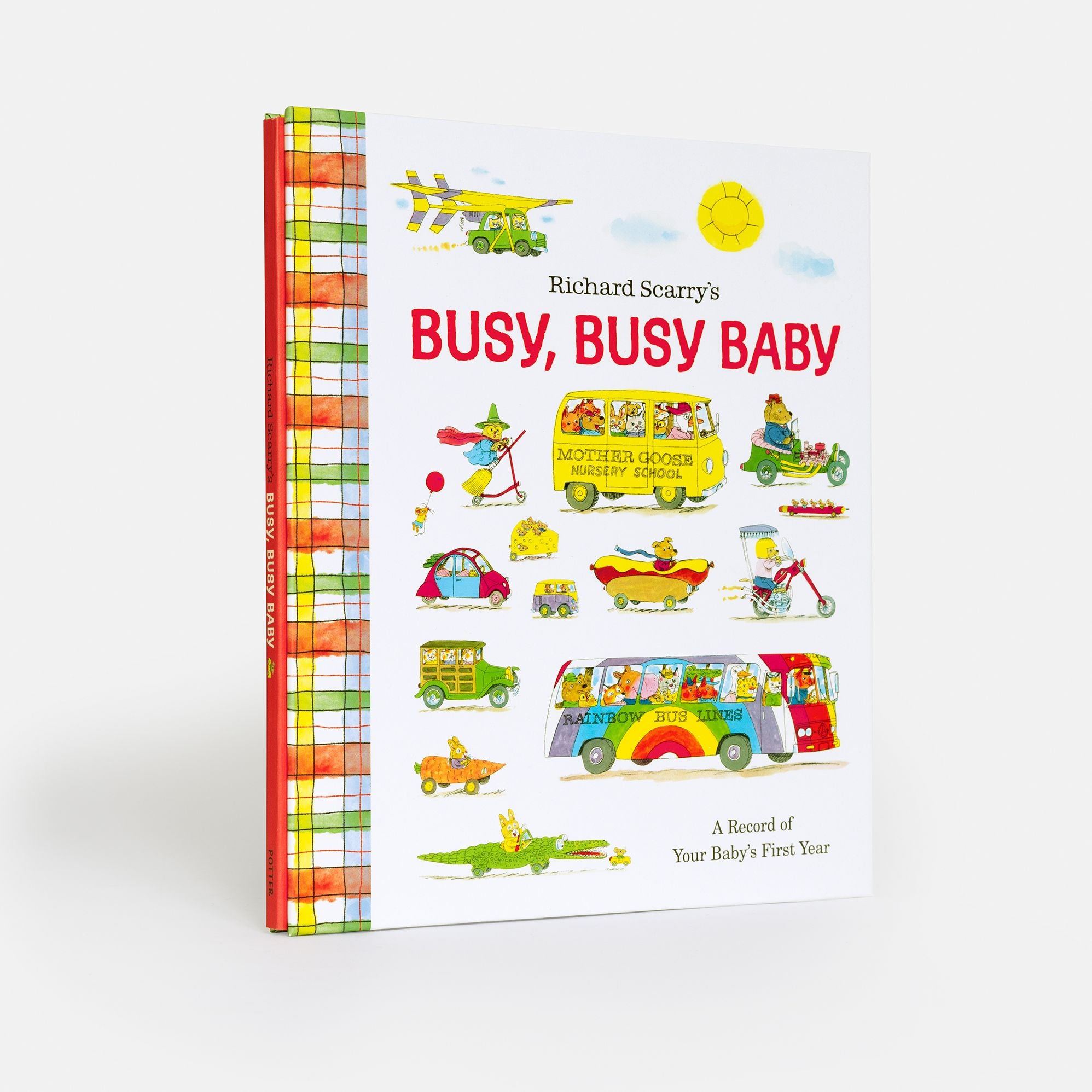 Richard Scarry's Busy, Busy Baby: A Record of Your Baby's First Year: Baby Book with Milestone Stickers