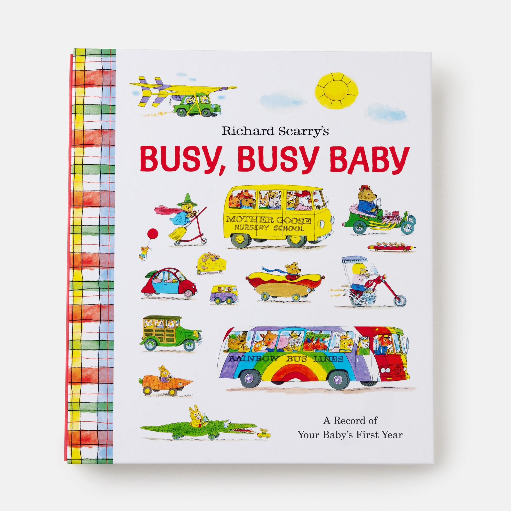 Richard Scarry's Busy, Busy Baby: A Record of Your Baby's First Year: Baby Book with Milestone Stickers