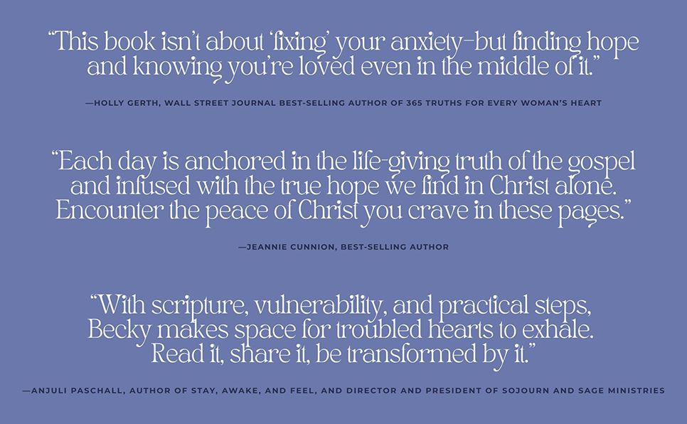 A Verse a Day for the Anxious Soul: 100 Days of Peace for the Calm You Crave: A Devotional