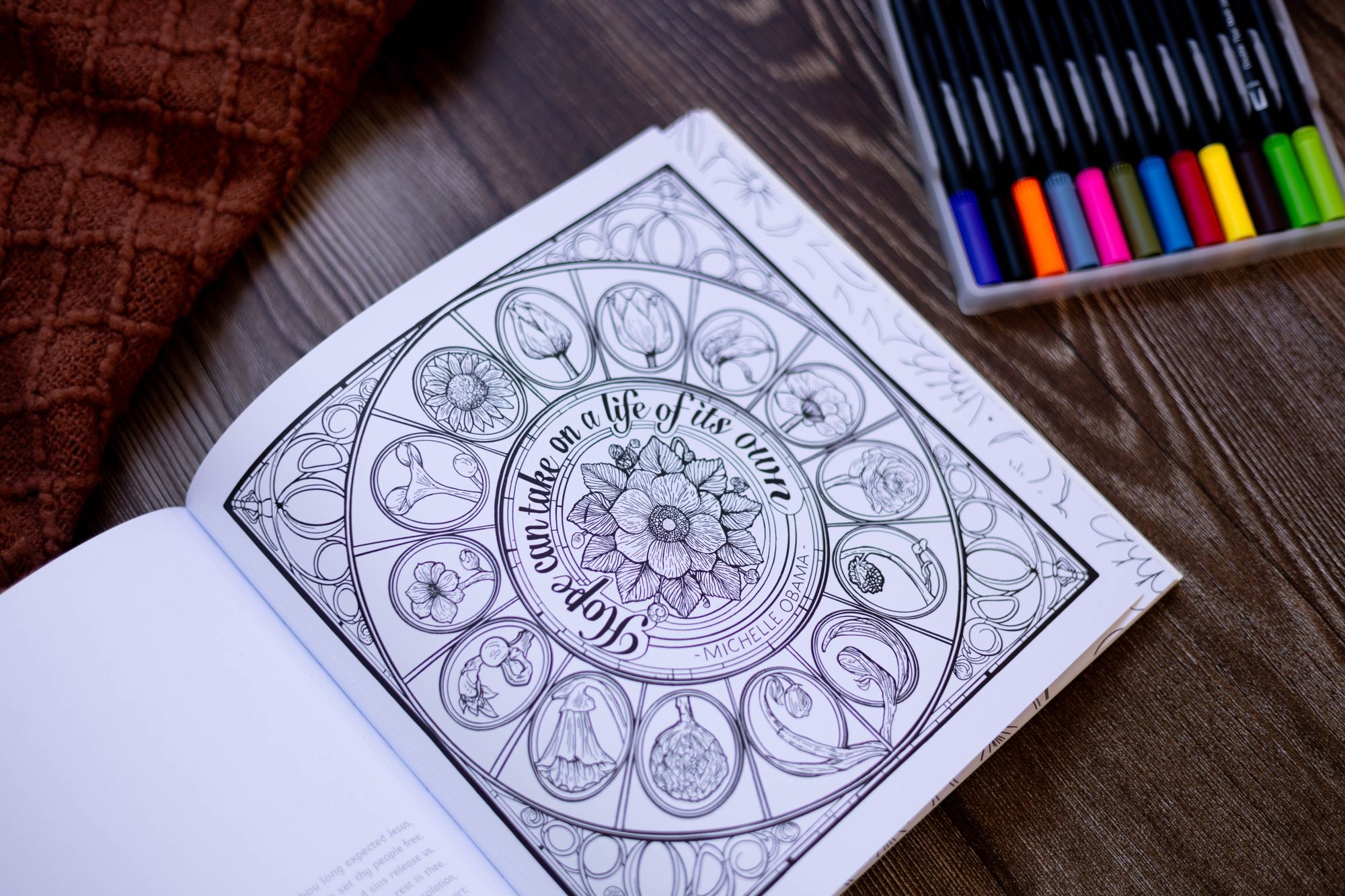 Confident Hope: A Coloring Book of Encouragement to Renew Your Spirit