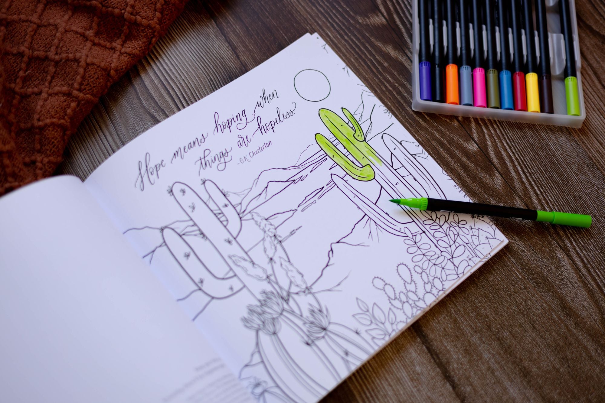 Confident Hope: A Coloring Book of Encouragement to Renew Your Spirit