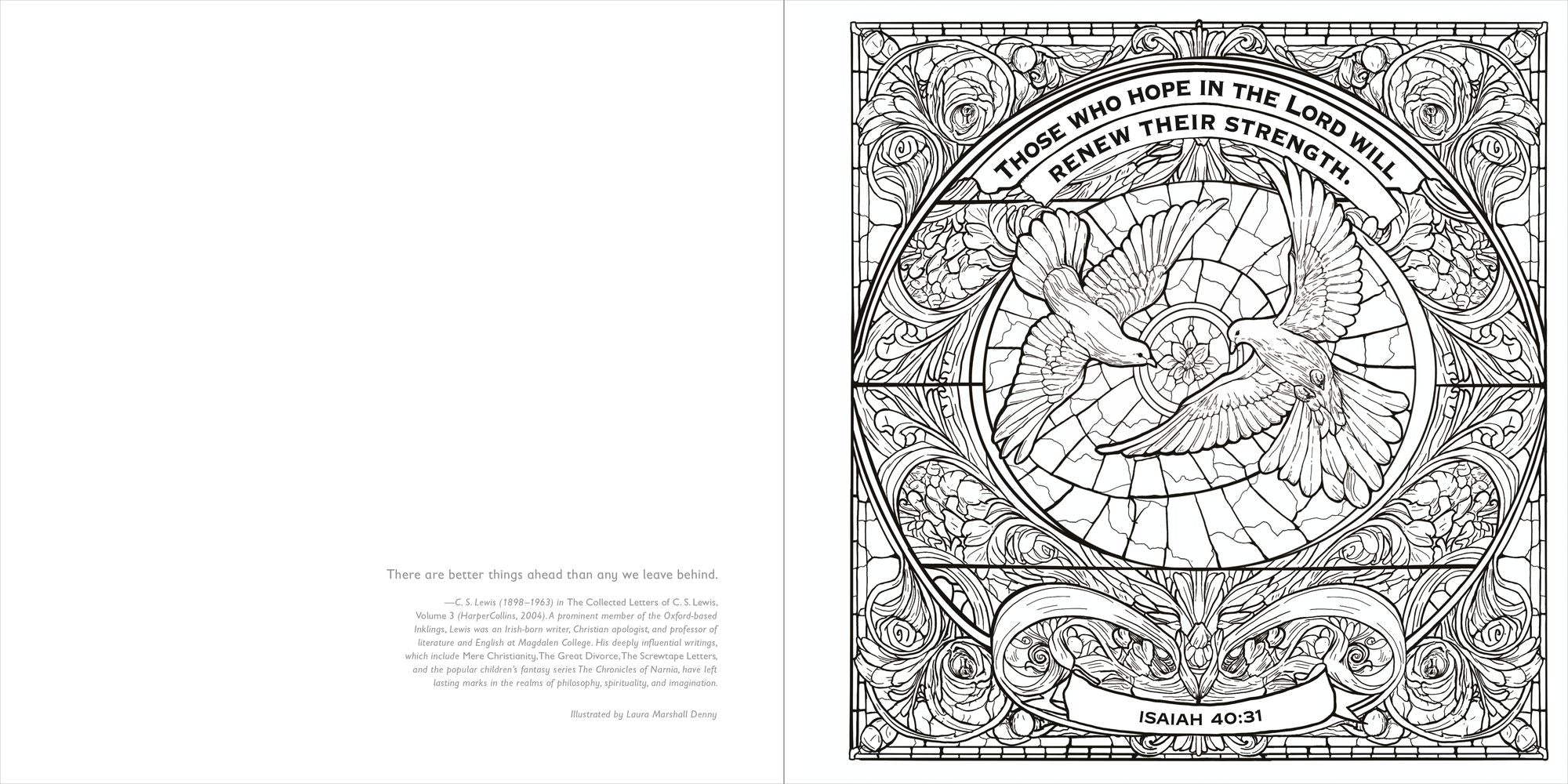 Confident Hope: A Coloring Book of Encouragement to Renew Your Spirit