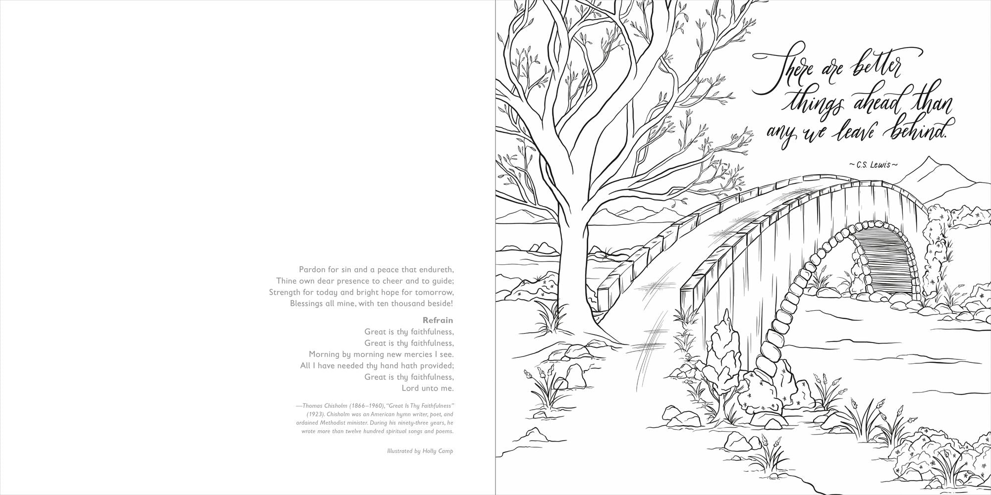 Confident Hope: A Coloring Book of Encouragement to Renew Your Spirit