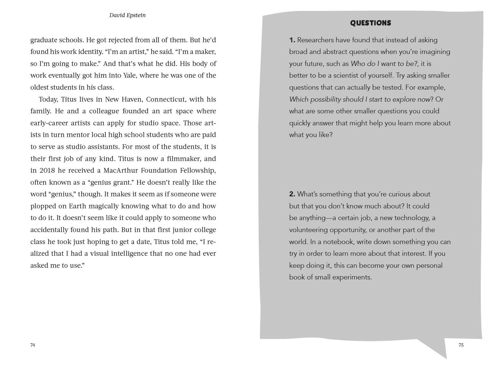 Range (Adapted for Young Readers): How Exploring Your Interests Can Change the World