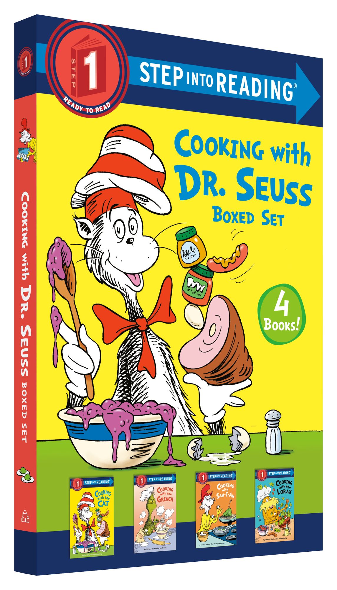 Cooking with Dr. Seuss Step into Reading Box Set: Cooking with the Cat; Cooking with the Grinch; Cooking with Sam-I-Am; Cooking with the Lorax