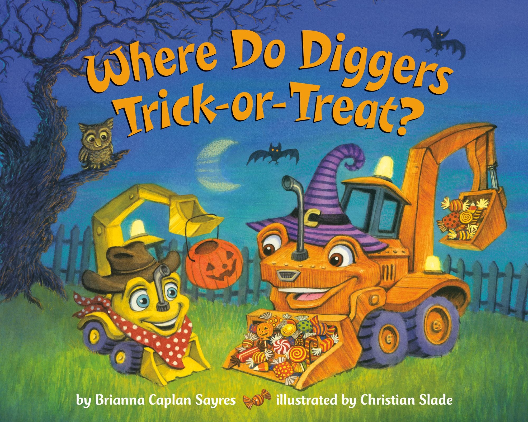 Where Do Diggers Trick-or-Treat?: A Halloween Book for Kids and Toddlers