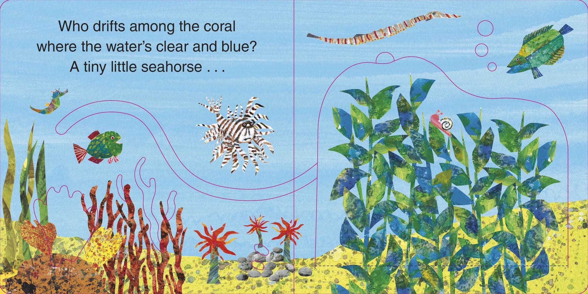 The Very Hungry Caterpillar's Ocean Hide & Seek: A Finger Trail Lift-the-Flap Book