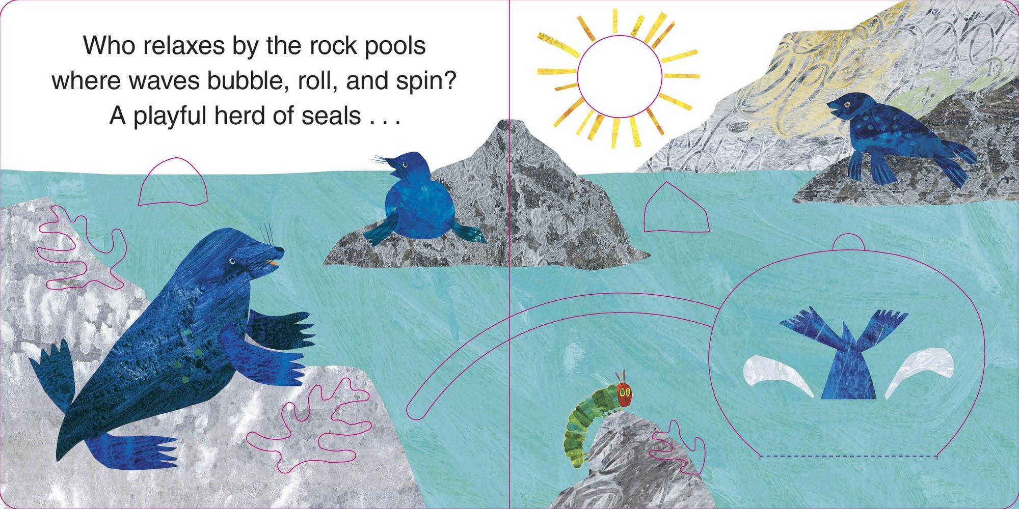 The Very Hungry Caterpillar's Ocean Hide & Seek: A Finger Trail Lift-the-Flap Book
