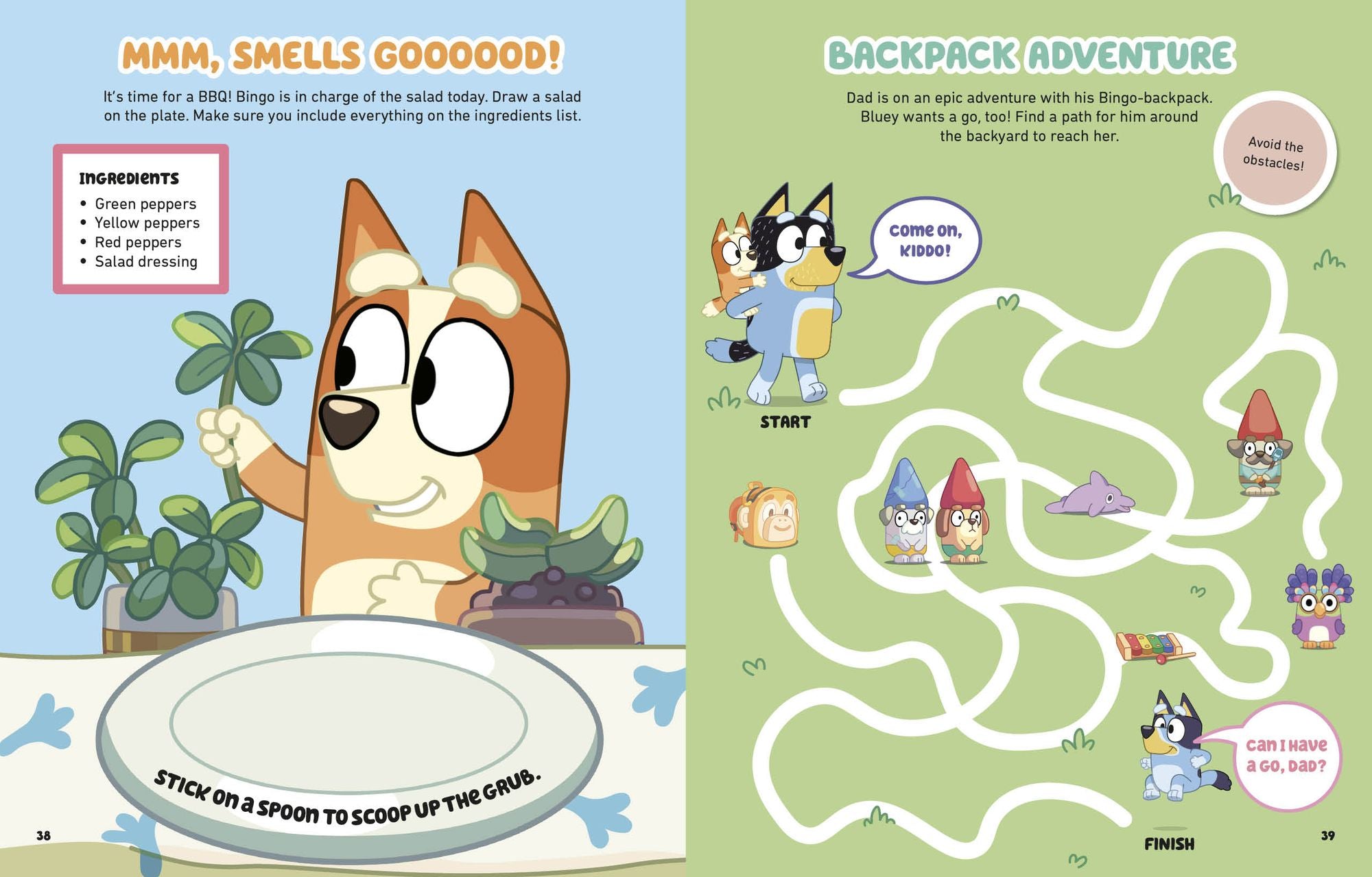 Bluey: Stickety Stick: A Sticker & Activity Book: with over 140 stickers