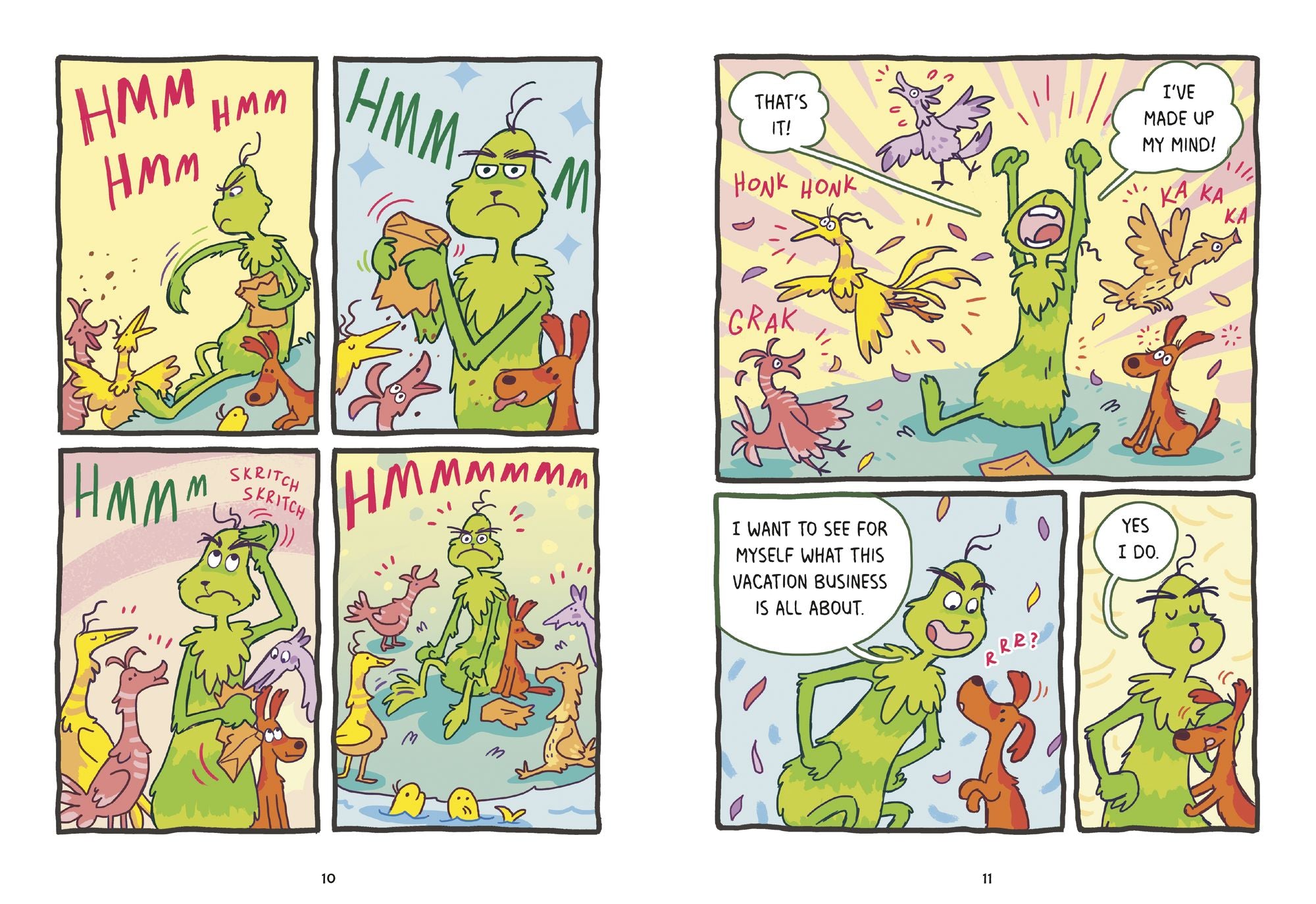 Dr. Seuss Graphic Novel: The Grinch Takes a Vacation: A Grinch Story