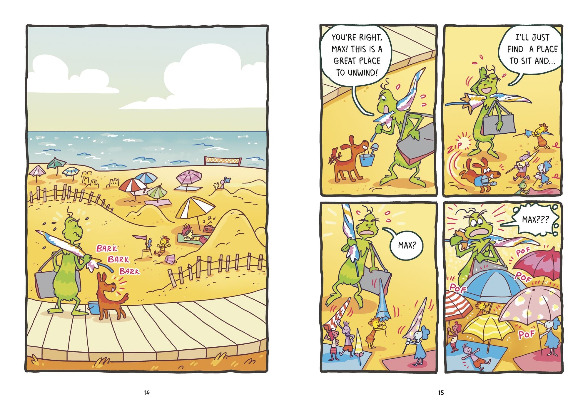 Dr. Seuss Graphic Novel: The Grinch Takes a Vacation: A Grinch Story