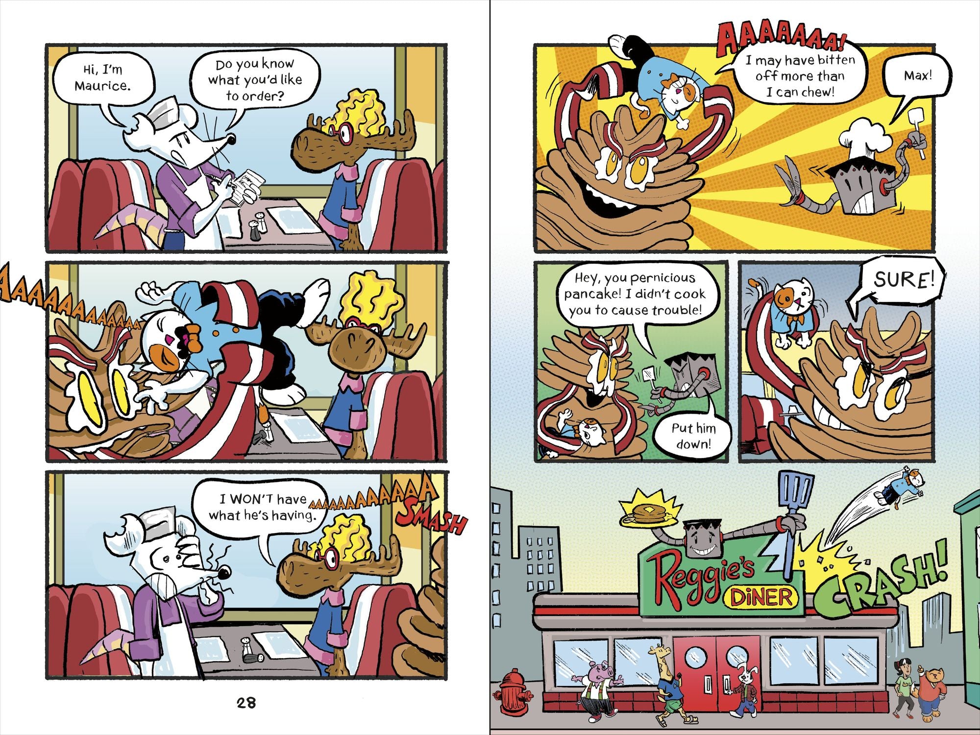 Max Meow 6: When Pancakes Go Bad (Really Bad!): (A Graphic Novel)