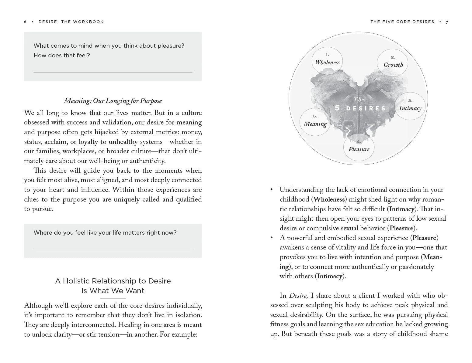 Desire: The Workbook: A Guided Journey into the Longings That Shape Our Lives