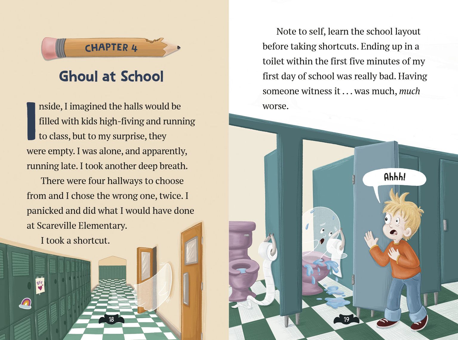 The Only Ghost in School