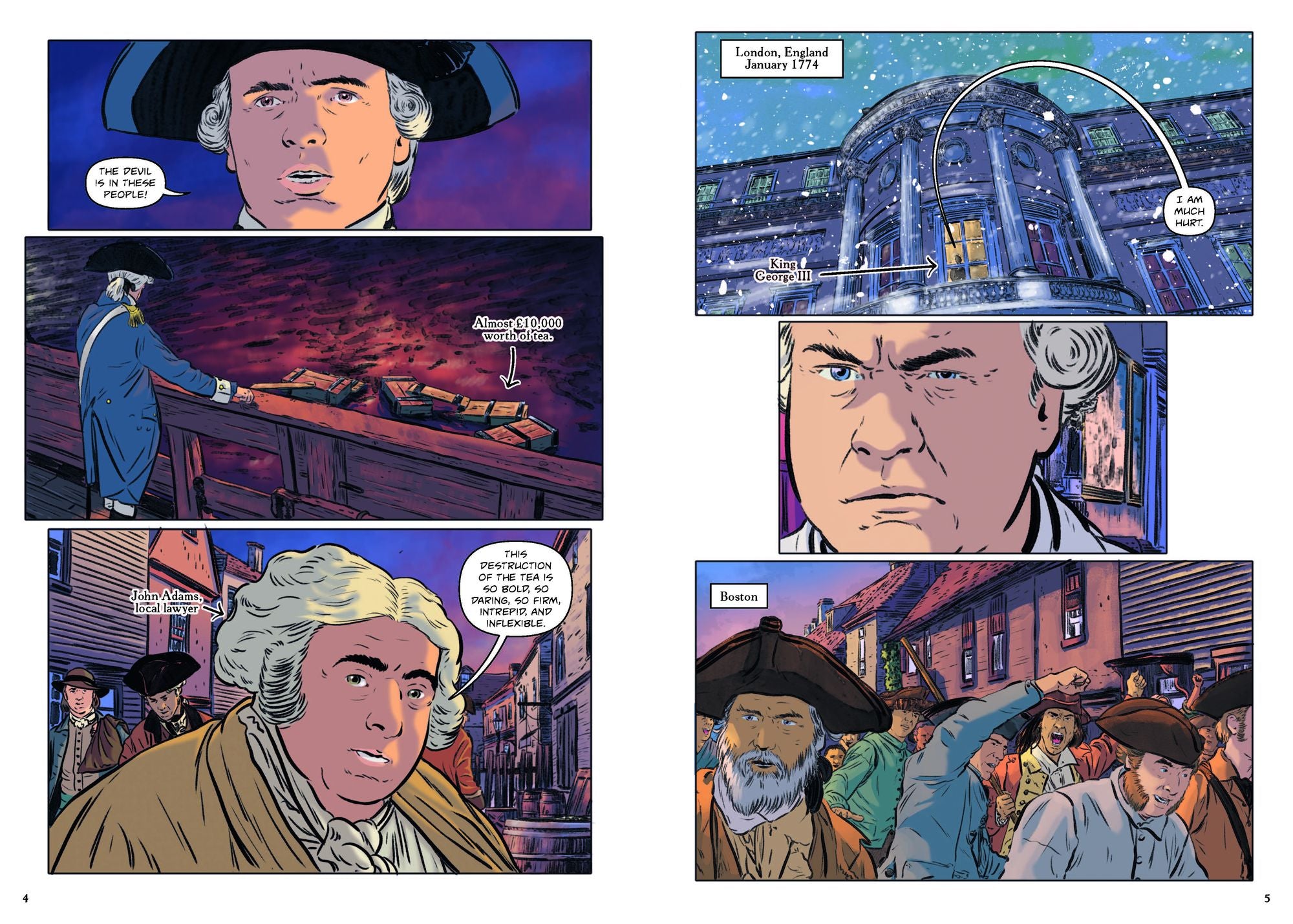 The British Are Coming: The Graphic Edition, Volume 1