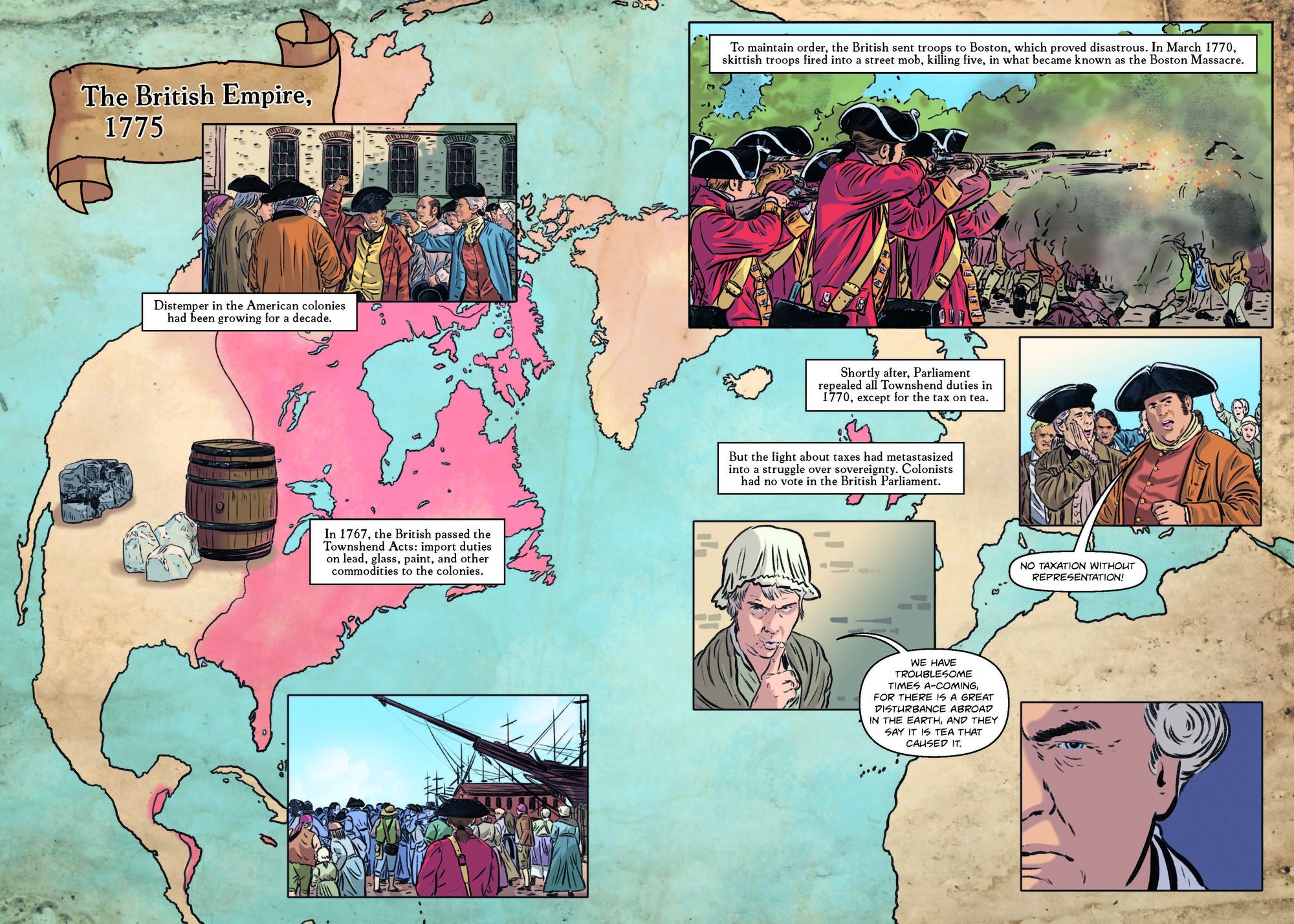 The British Are Coming: The Graphic Edition, Volume 1