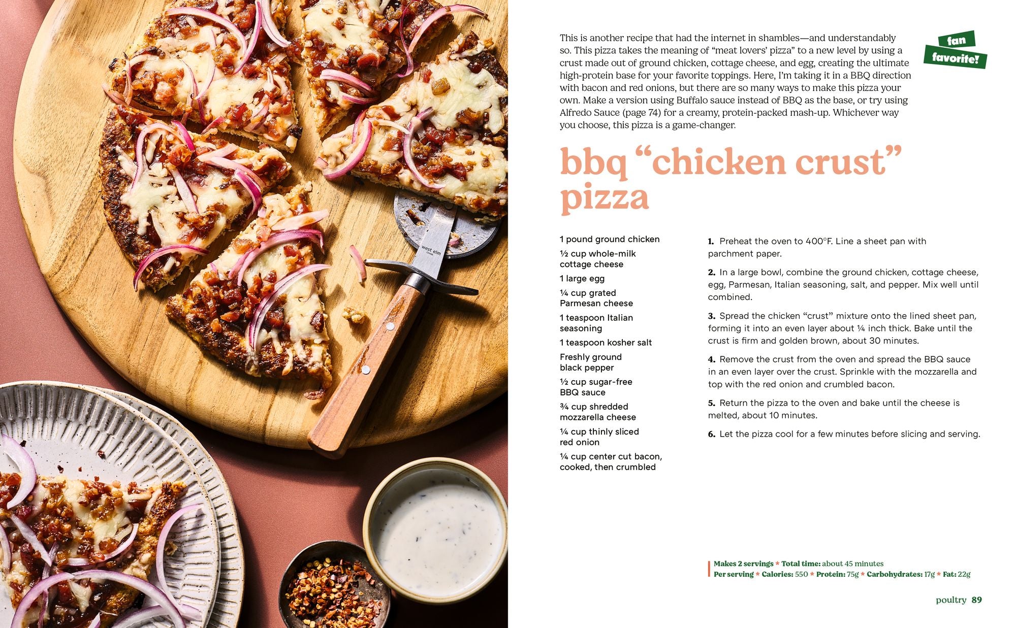 The Powered by Protein Cookbook: A Cookbook: Simple, Delicious, High-Protein Recipes