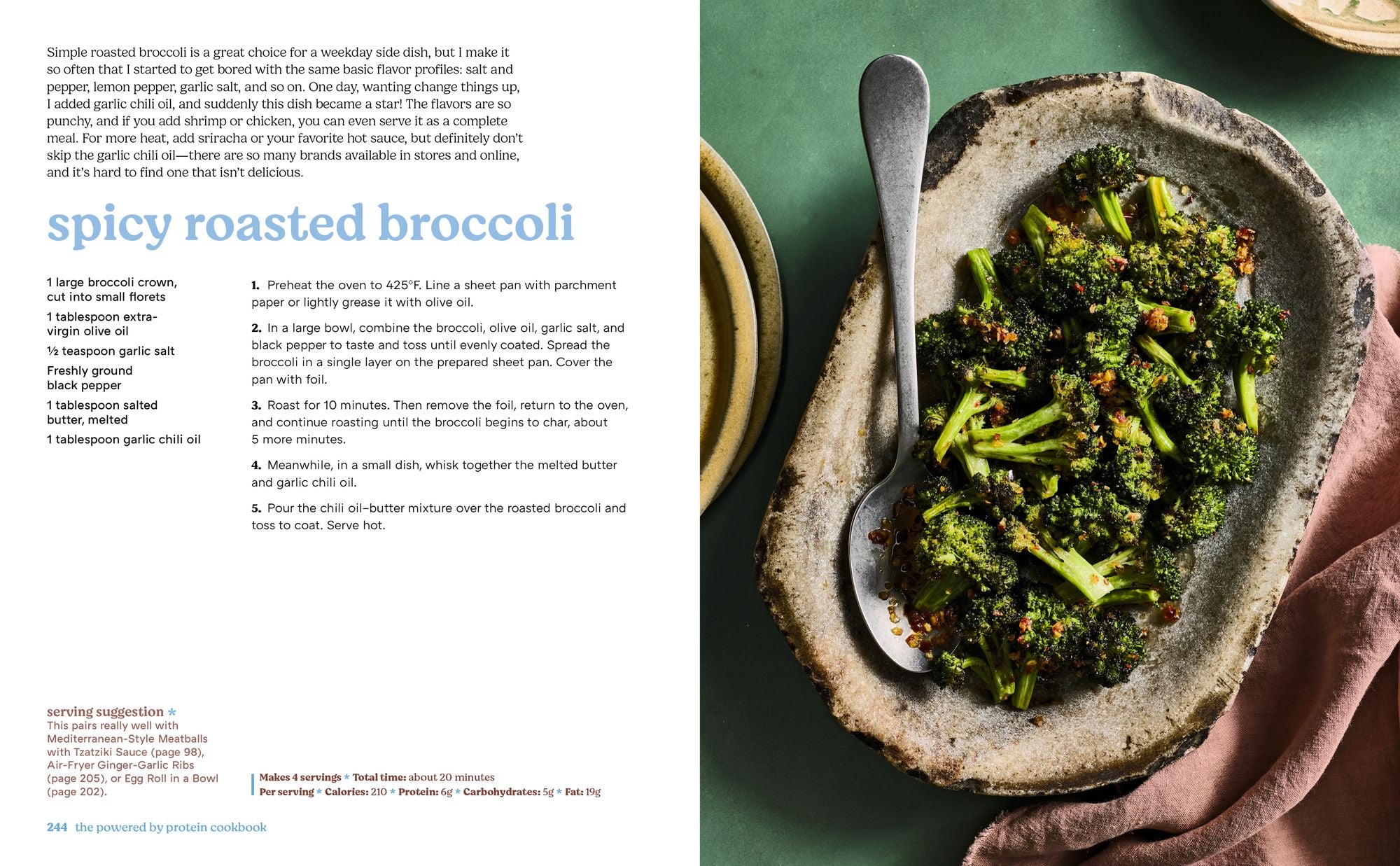 The Powered by Protein Cookbook: A Cookbook: Simple, Delicious, High-Protein Recipes