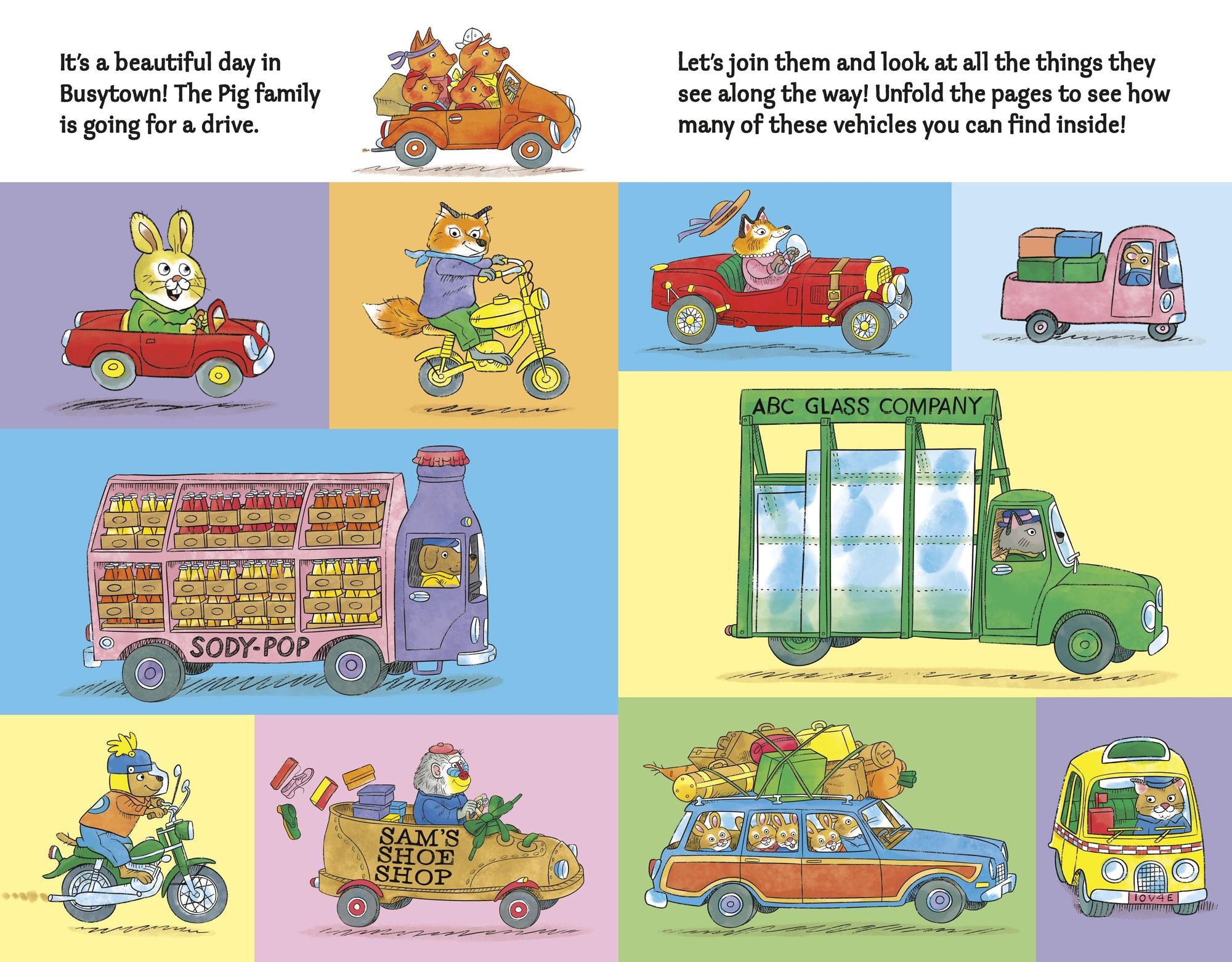 Richard Scarry's Cars and Trucks Fold-and-Find!