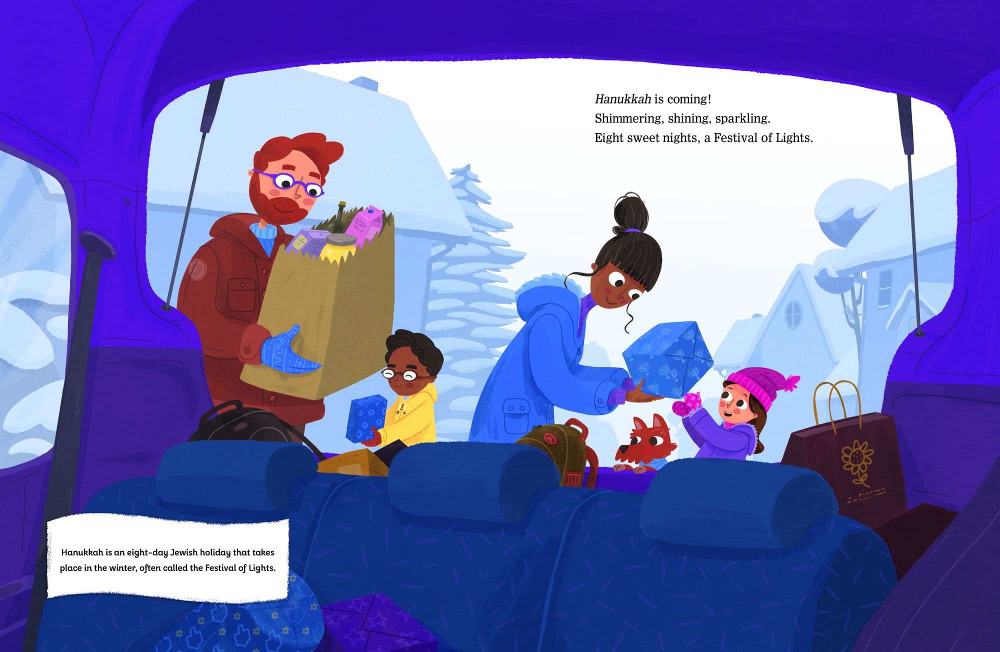 Eight Sweet Nights, A Festival of Lights: A Hanukkah Story