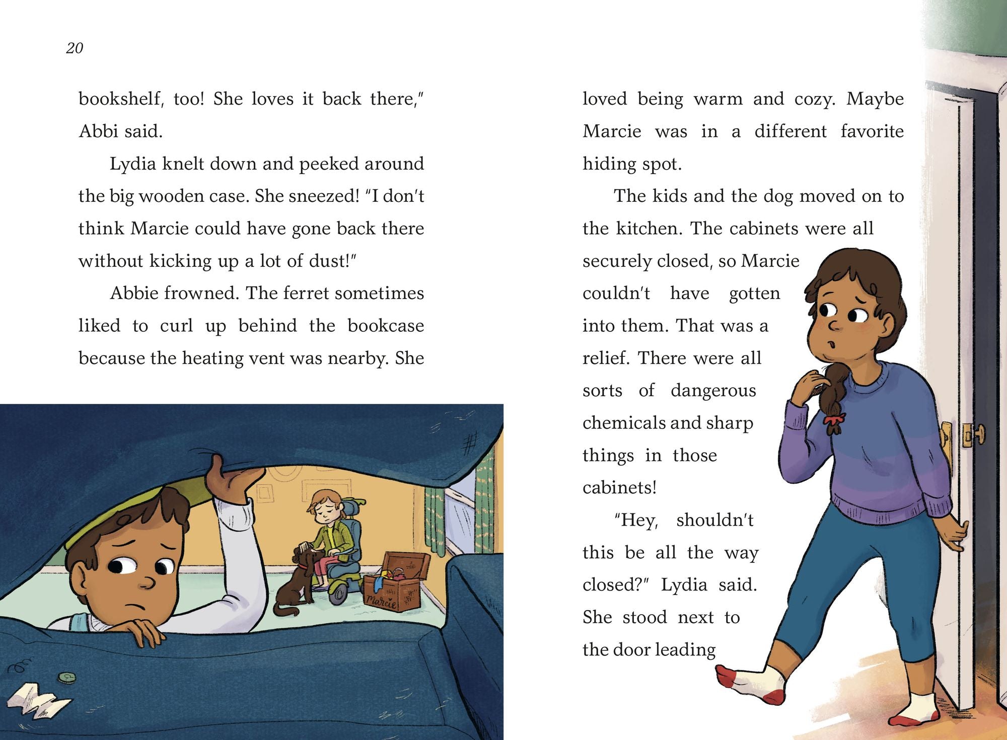 A to Z Animal Mysteries #6: Find That Ferret!