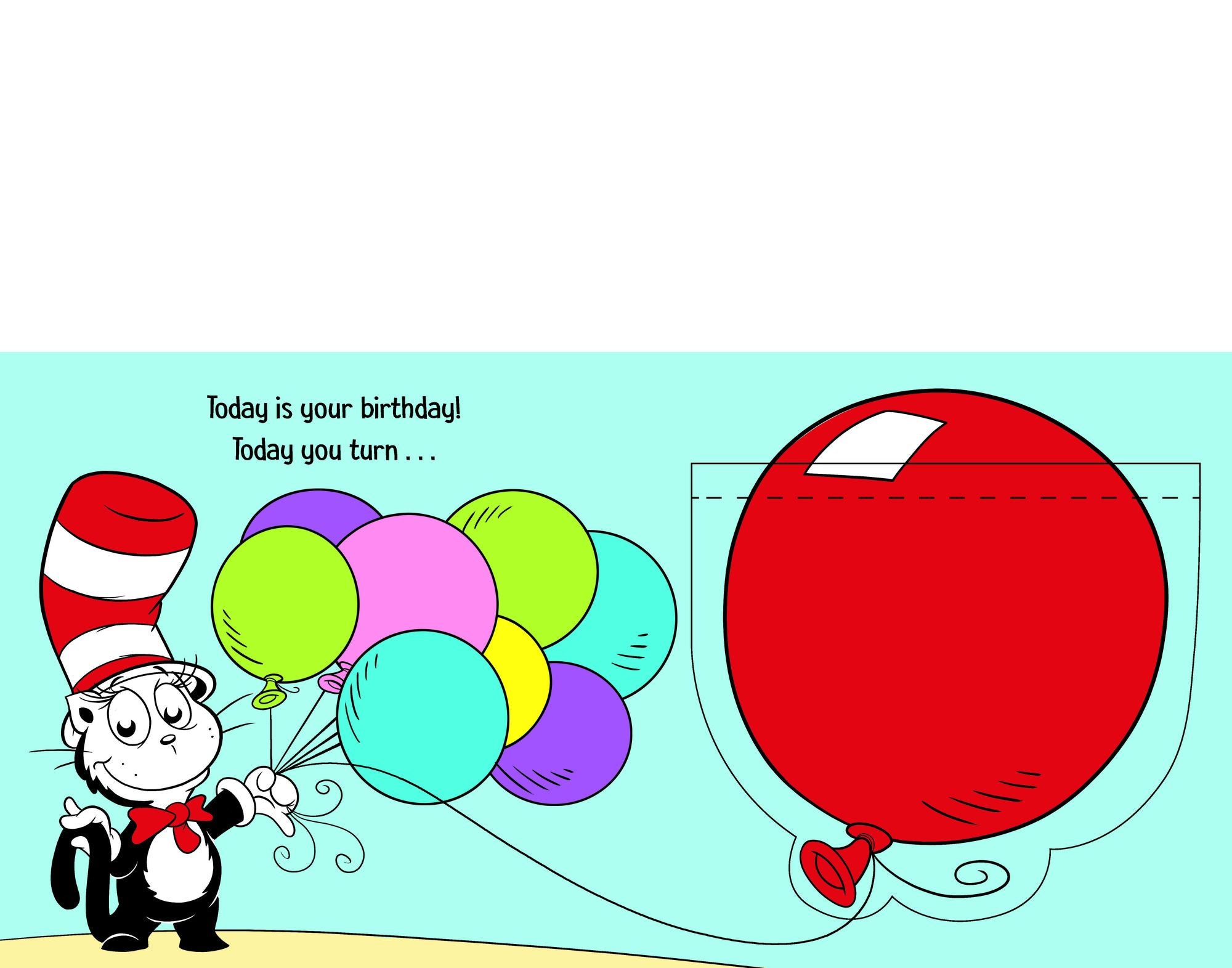 Happy First Birthday! With Dr. Seuss Babies: An Interactive Lift-the-Flap Board Book with a Mirror
