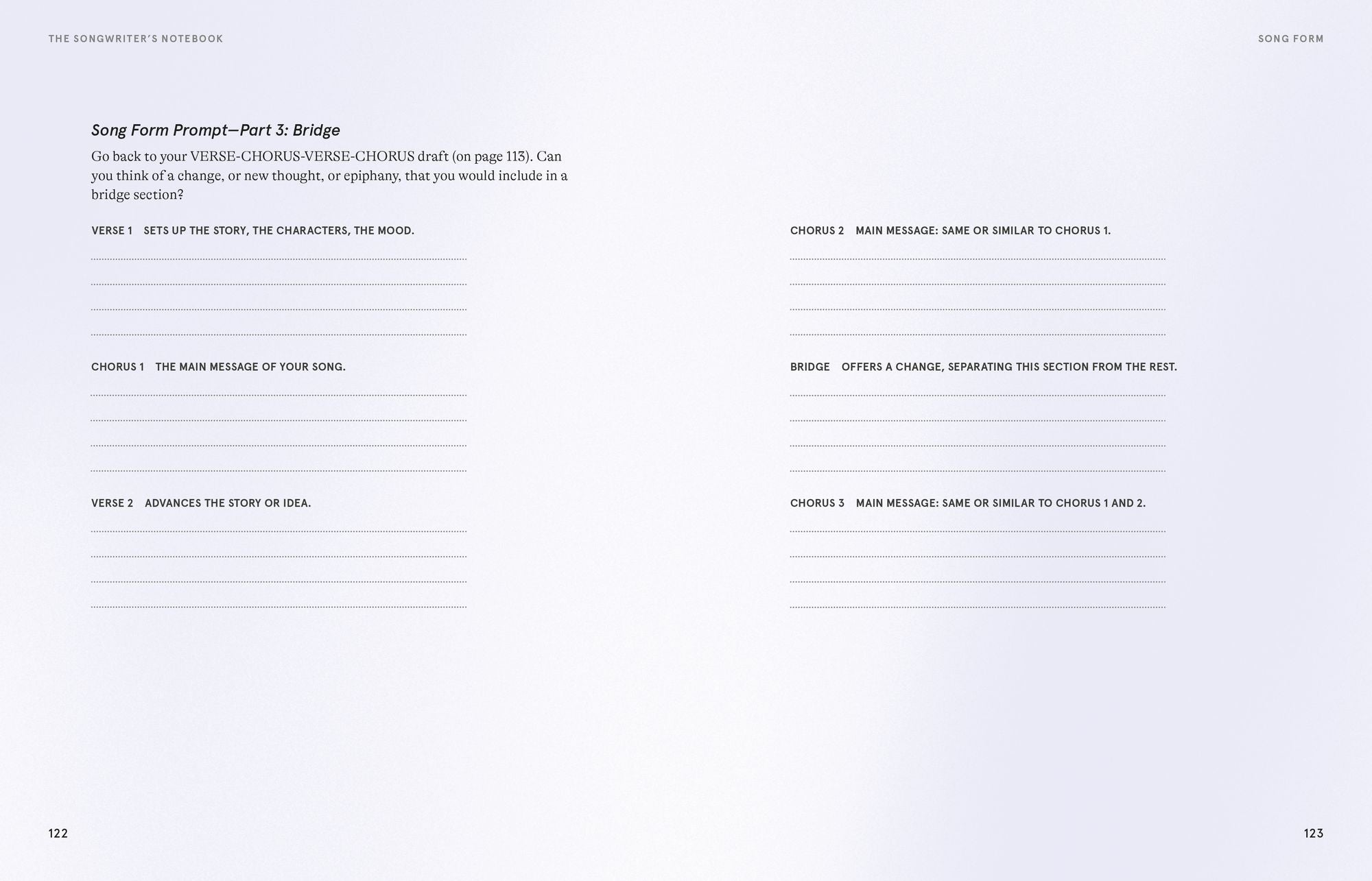 The Songwriter's Notebook: An All-Levels Workbook for Inspired Lyric Writing