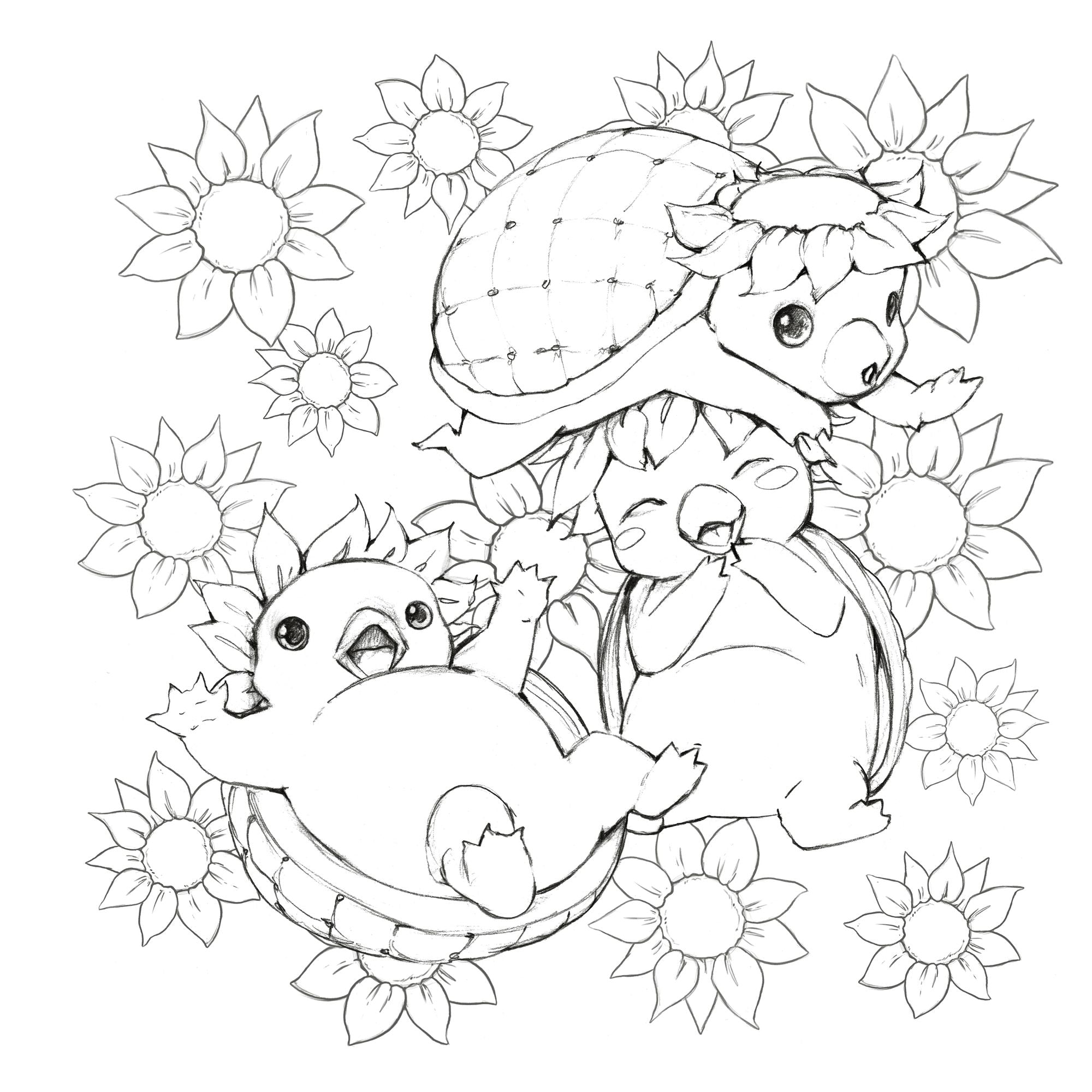 Pop Manga Paint and Ink Coloring Book