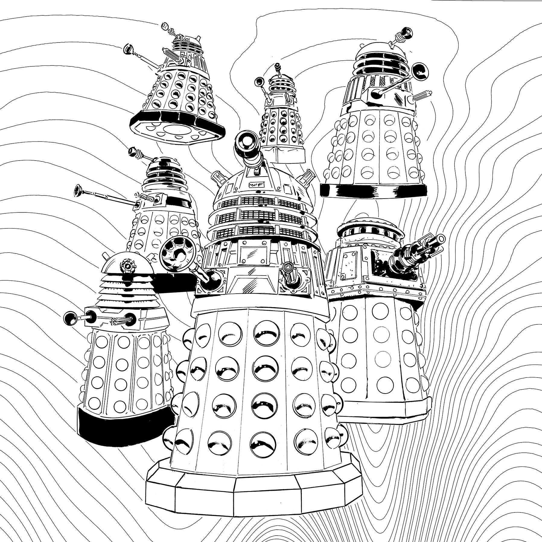 The Official Doctor Who Coloring Book