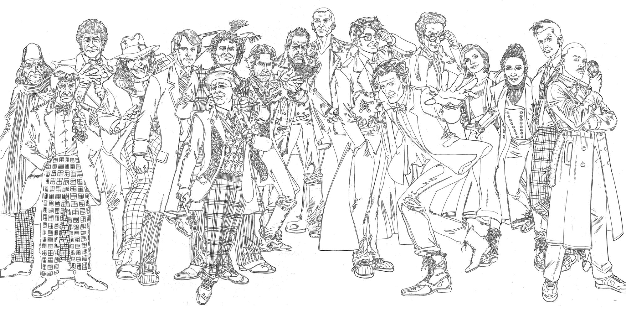 The Official Doctor Who Coloring Book