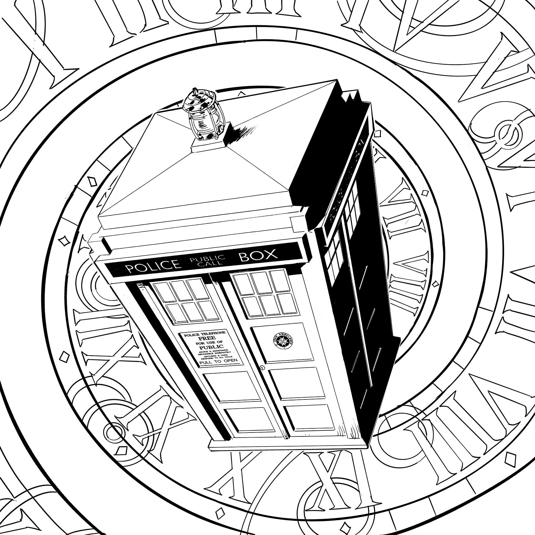 The Official Doctor Who Coloring Book