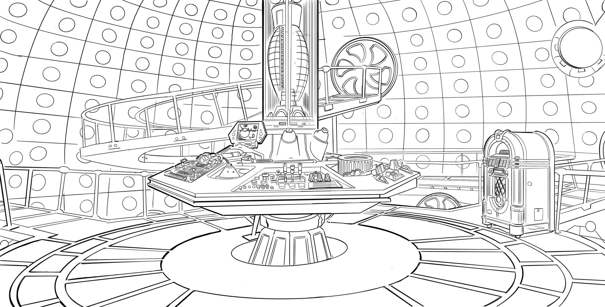 The Official Doctor Who Coloring Book