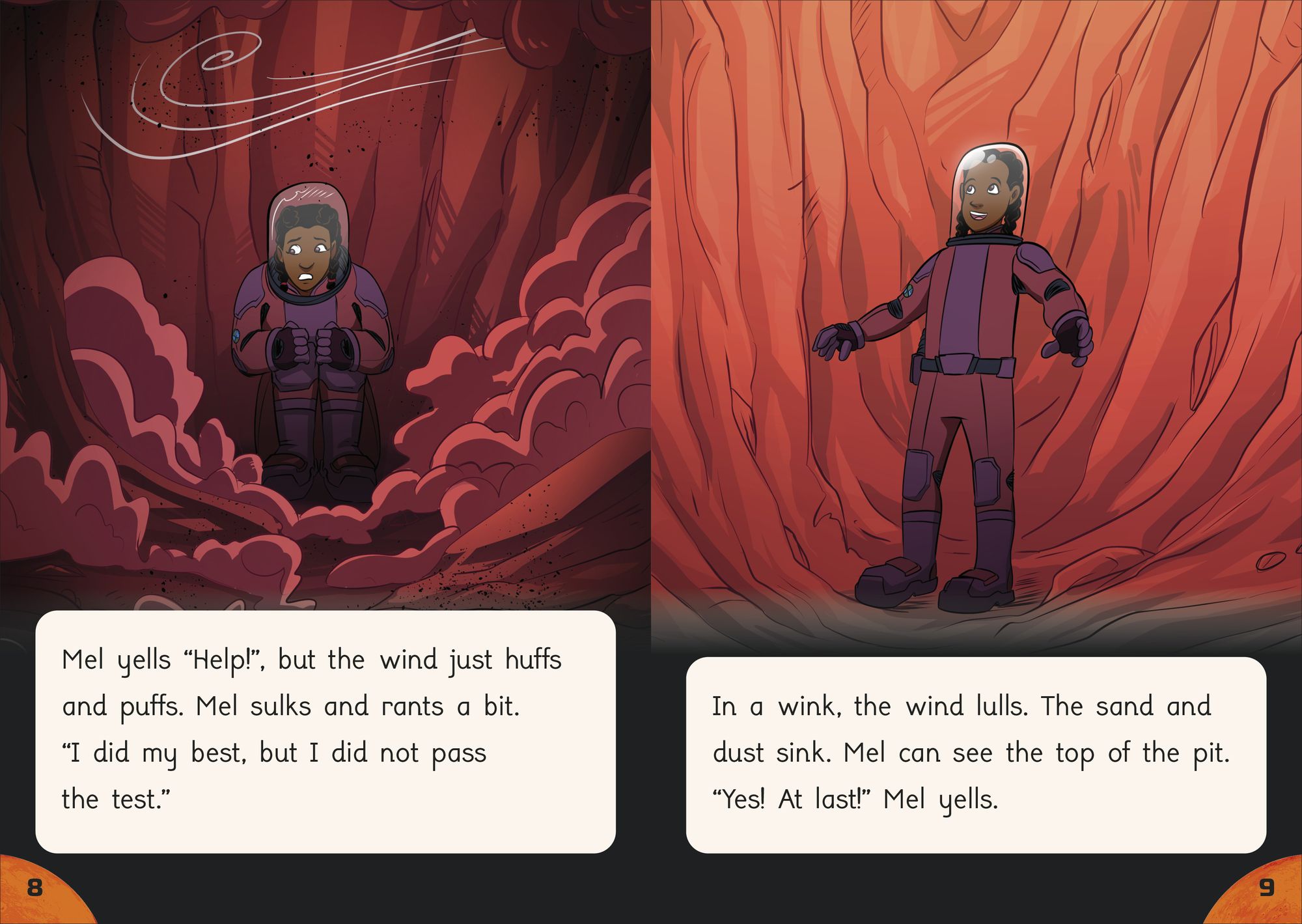 Phonic Books Mel on Mars: Decodable Books for Older Readers (CVC, Consonant Blends and Consonant Teams)