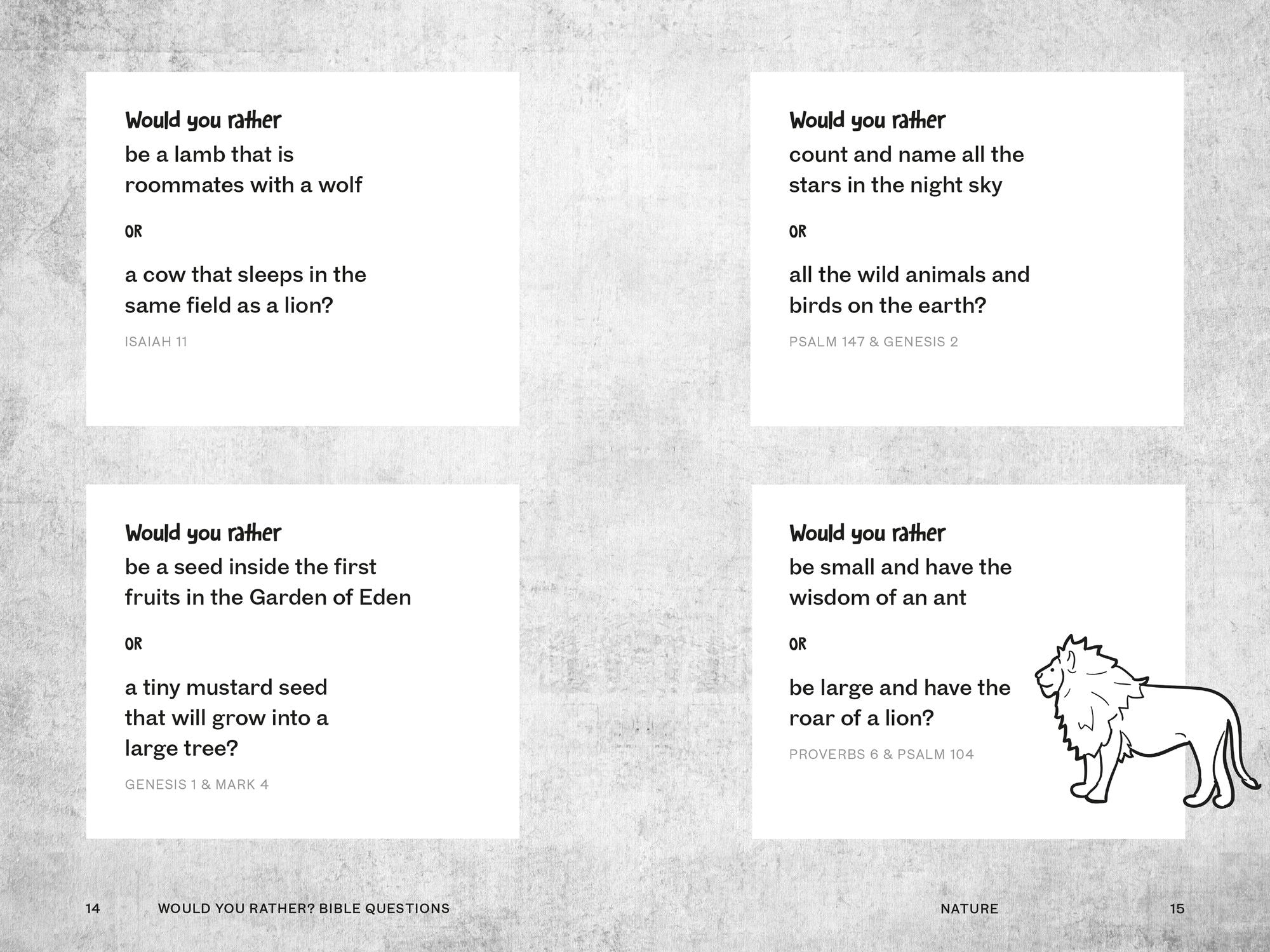 Would You Rather? Bible Questions: A Fun Bible Game for Kids and the Whole Family!