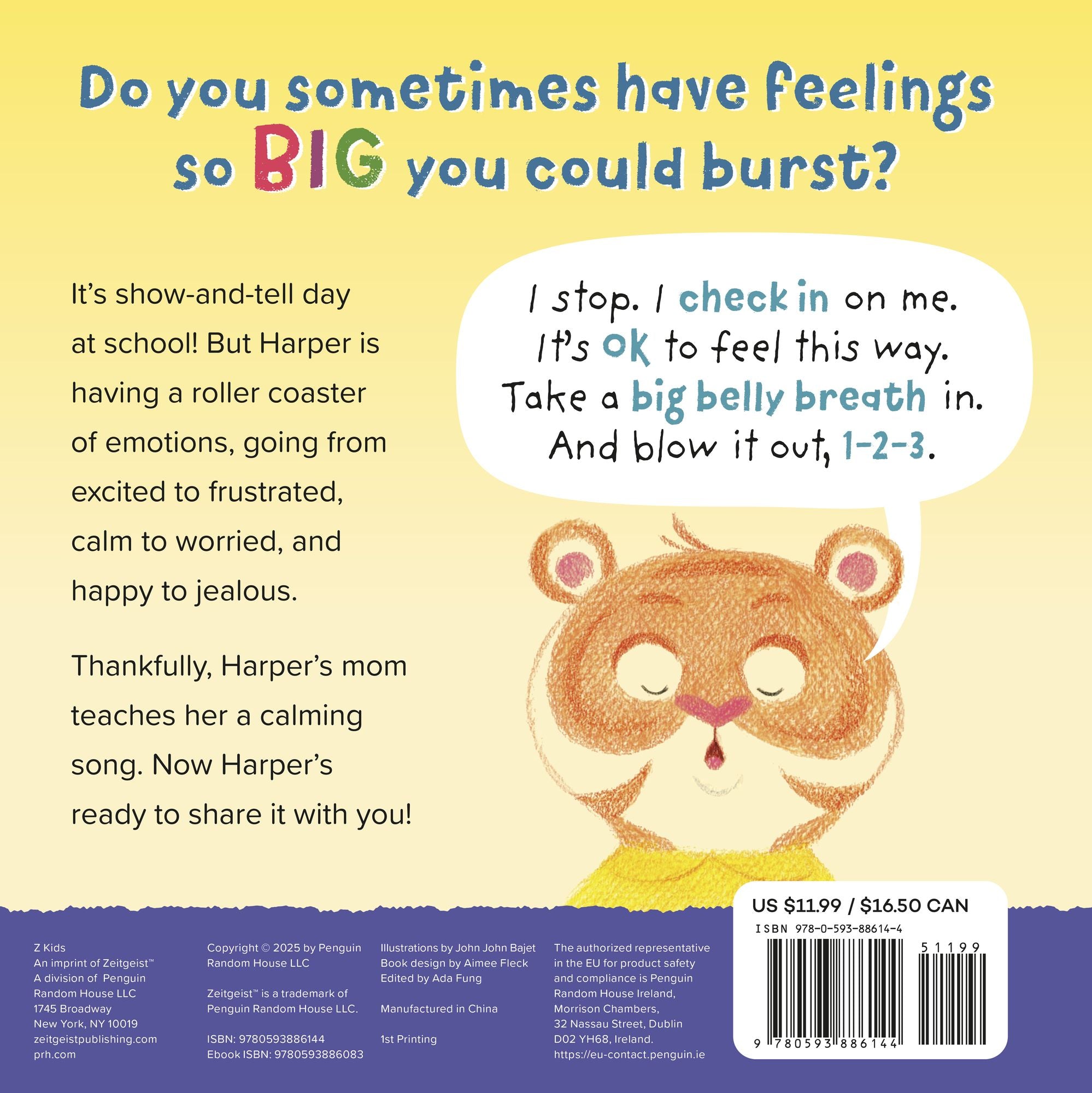 Harper Handles Big Feelings: Lessons for Littles on Anger, Worry, Frustration, and Other Emotions