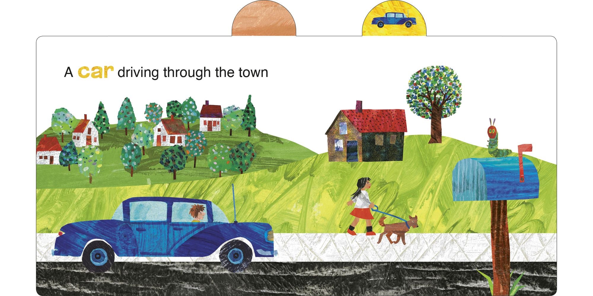 A Day on the Road with The Very Hungry Caterpillar: A Tabbed Board Book