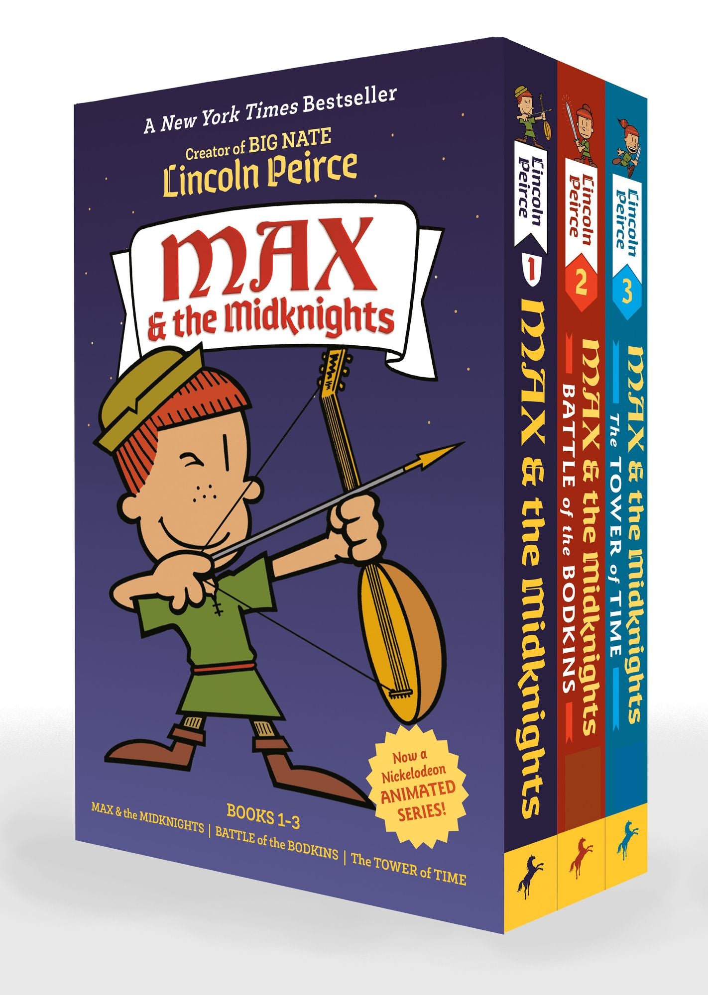 Max and the Midknights Paperback 3-Book Boxed Set: Max and the Midknights; Max and the Midknights: Battle of the Bodkins; Max and the Midknights: The Tower of Time