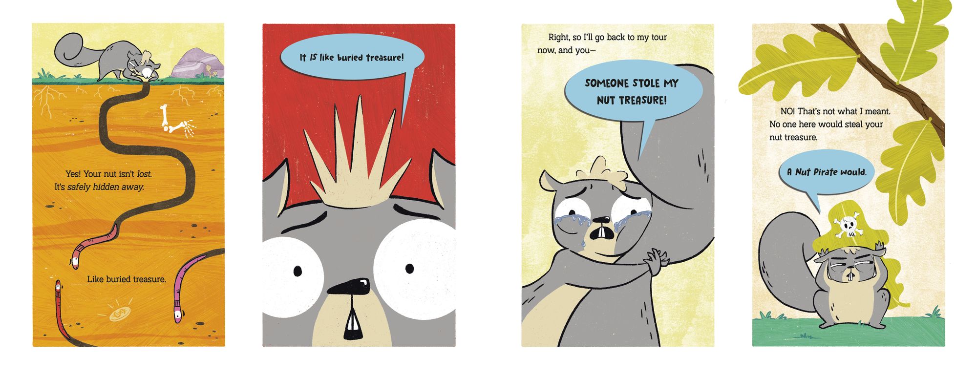 Gray Squirrel Loses It!